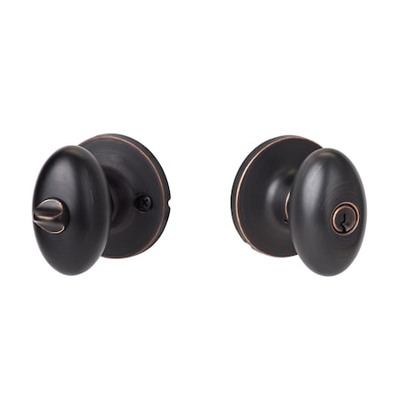 Sure-Loc Hardware Sure-Loc Hardware Arapaho Entry Knobset, Vintage Bronze AR107 11P